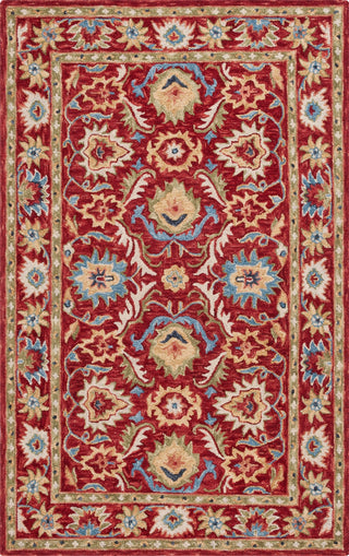 Safavieh Blossom BLM691Q Red / Green Area Rug main image