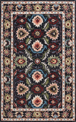 Safavieh Blossom BLM691Z Black / Ivory Area Rug main image