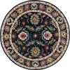 Safavieh Blossom BLM691Z Black / Ivory Area Rug Round