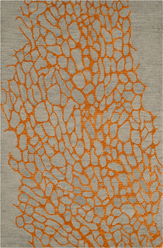Safavieh Blossom BLM695C Grey / Orange Area Rug main image