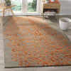 Safavieh Blossom BLM695C Grey / Orange Area Rug Room Scene Feature
