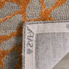 Safavieh Blossom BLM695C Grey / Orange Area Rug Backing