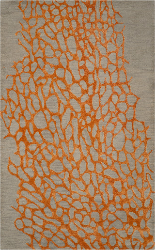 Safavieh Blossom BLM695C Grey / Orange Area Rug Main