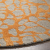 Safavieh Blossom BLM695C Grey / Orange Area Rug Detail