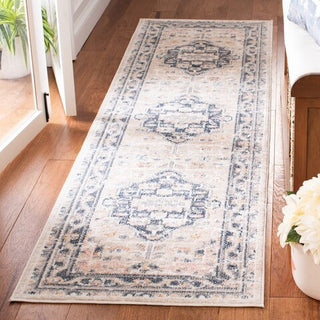 Safavieh Blair Washable BLR200 Beige / Navy Area Rug