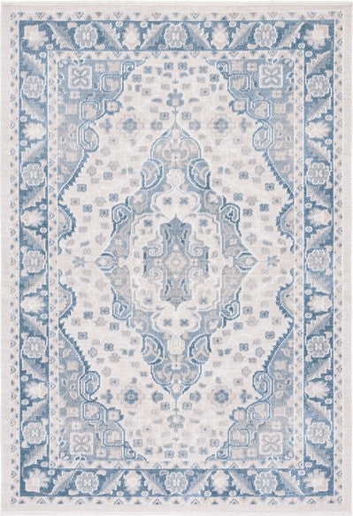 Safavieh Blair Washable BLR208 Beige / Grey Blue Area Rug