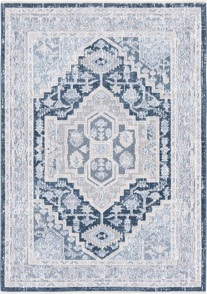 Safavieh Blair Washable BLR210 Beige / Navy Area Rug