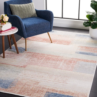 Safavieh Blair Washable BLR216 Beige / Blue Rust Area Rug