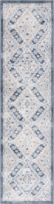 Safavieh Blair Washable BLR220 Grey / Navy Area Rug