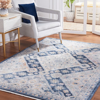 Safavieh Blair Washable BLR220 Grey / Navy Area Rug