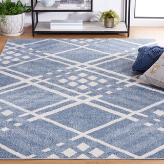 Safavieh Blair Washable BLR228 Blue / Ivory Area Rug