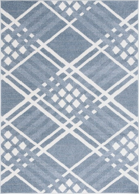 Safavieh Blair Washable BLR228 Blue / Ivory Area Rug