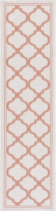 Safavieh Bermuda BMU810 Ivory / Rust Machine Washable Area Rug