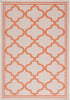 Safavieh Bermuda BMU810 Ivory / Rust Machine Washable Area Rug