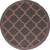 Safavieh Bermuda BMU810 Charcoal / Rust Machine Washable Area Rug