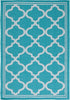 Safavieh Bermuda BMU810 Aqua / Grey Machine Washable Area Rug