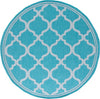 Safavieh Bermuda BMU810 Aqua / Grey Machine Washable Area Rug