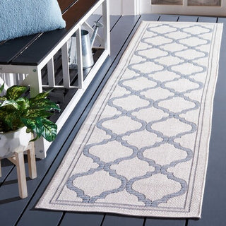 Safavieh Bermuda BMU810 Ivory / Blue Machine Washable Area Rug