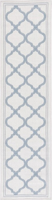 Safavieh Bermuda BMU810 Ivory / Blue Machine Washable Area Rug