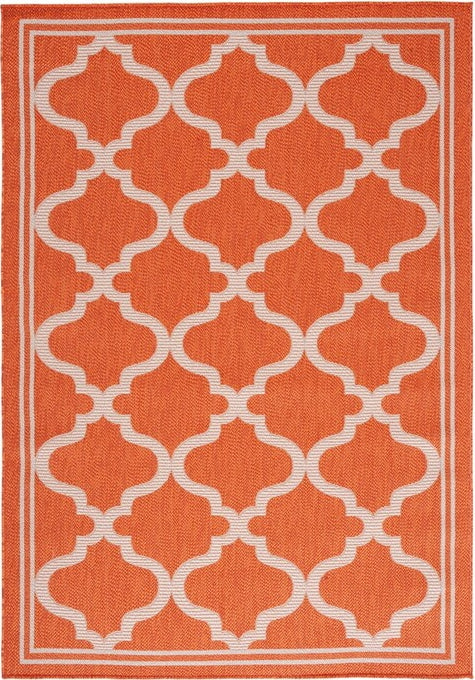 Safavieh Bermuda BMU810 Rust / Ivory Machine Washable Area Rug