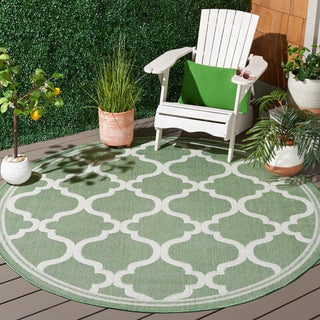 Safavieh Bermuda BMU810 Green / Beige Machine Washable Area Rug