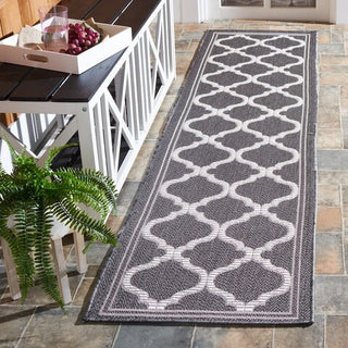 Safavieh Bermuda BMU810 Charcoal / Ivory Machine Washable Area Rug