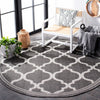 Safavieh Bermuda BMU810 Charcoal / Ivory Machine Washable Area Rug