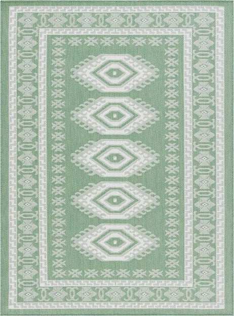 Safavieh Bermuda BMU827 Green / Ivory Area Rug