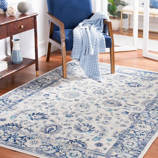 Safavieh Brentwood BNT874M Blue / Light Grey Area Rug Room Scene