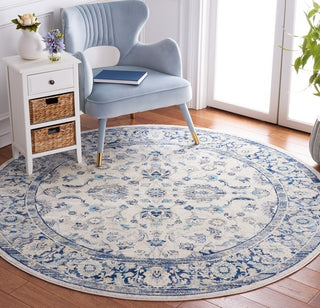 Safavieh Brentwood BNT874M Blue / Light Grey Area Rug Room Scene