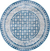 Safavieh Brentwood BNT899N Navy / Beige Area Rug Round