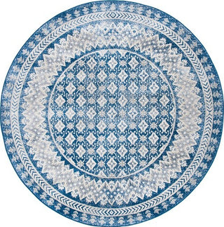 Safavieh Brentwood BNT899N Navy / Beige Area Rug Round