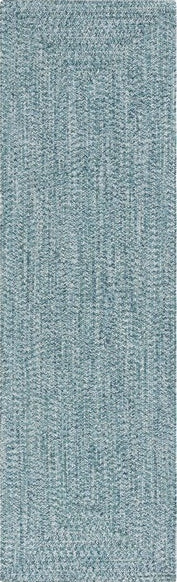 Safavieh Braided BRA201K Teal / Green Machine Washable Area Rug Runner