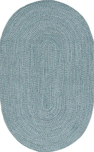 Safavieh Braided BRA201K Teal / Green Machine Washable Area Rug Oval