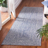 Safavieh Braided BRA201N Dark Blue / Ivory Machine Washable Area Rug Room Scene Feature