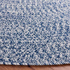 Safavieh Braided BRA201N Dark Blue / Ivory Machine Washable Area Rug Detail