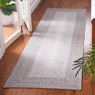 Safavieh Braided BRA220F Grey Machine Washable Area Rug Room Scene Feature