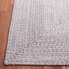 Safavieh Braided BRA220F Grey Machine Washable Area Rug Detail