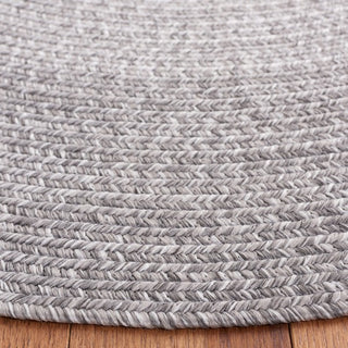 Safavieh Braided BRA220F Grey Machine Washable Area Rug Detail