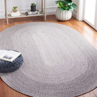 Safavieh Braided BRA220F Grey Machine Washable Area Rug Room Scene