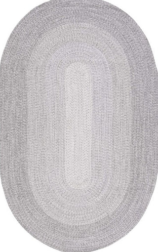 Safavieh Braided BRA220F Grey Machine Washable Area Rug Oval