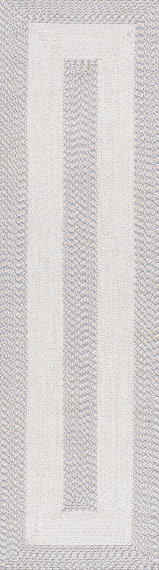 Safavieh Braided 800 BRA821A Ivory / Grey Area Rug Runner