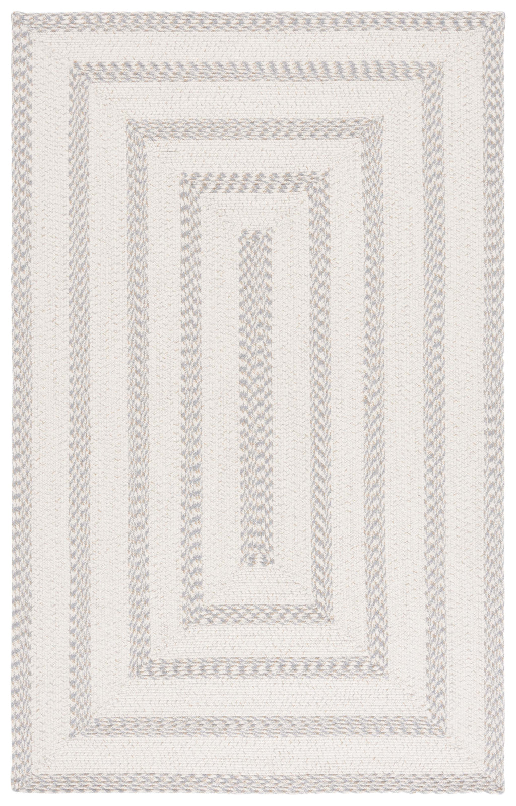 Safavieh Braided 800 BRA821A Ivory / Grey Area Rug – Incredible Rugs ...