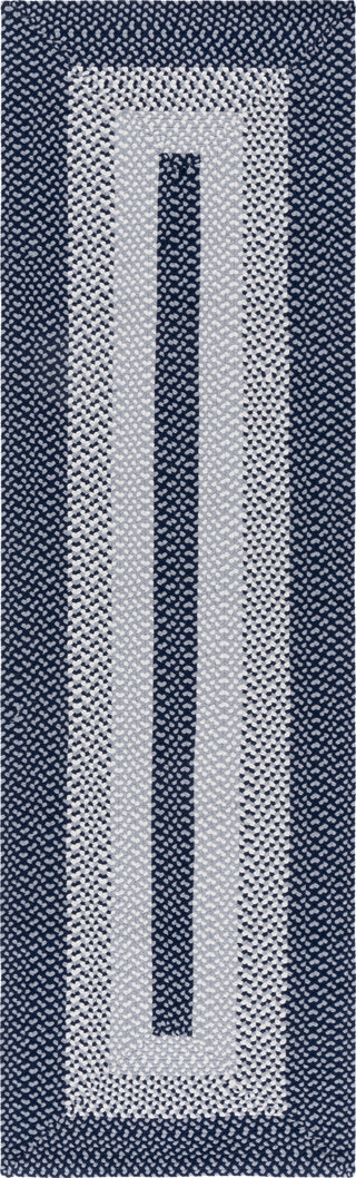 Safavieh Braided 800 BRA822F Grey / Blue Area Rug Runner