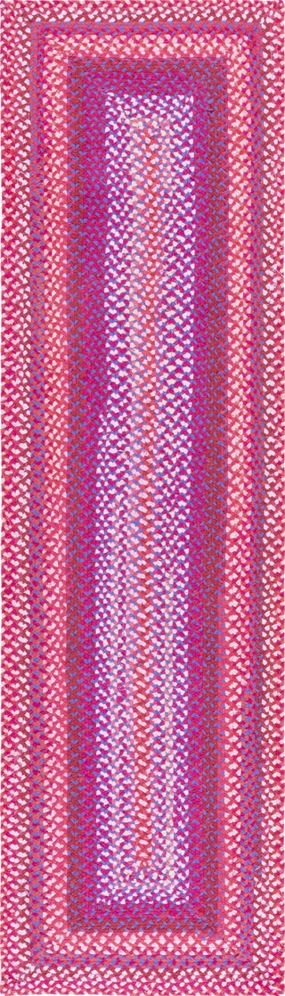 Safavieh Braided 800 BRA823Q Red / Orange Area Rug main image