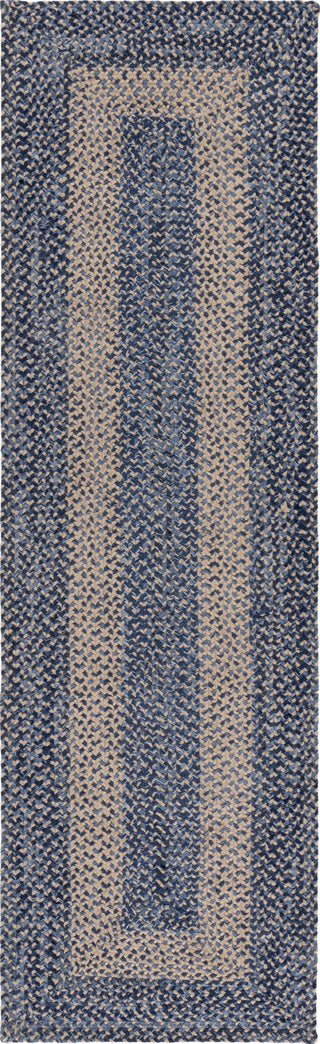 Safavieh Braided 800 BRA841M Natural / Blue Area Rug Runner