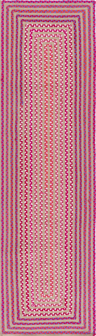 Safavieh Braided 800 BRA861P Natural / Red Area Rug main image