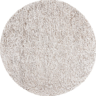 Safavieh Berber BRB101T Ivory / Brown Area Rug Round