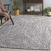 Safavieh Braided BRD260Z Black / Ivory Area Rug Room Scene