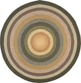 Safavieh Braided BRD308A Multi Area Rug Round